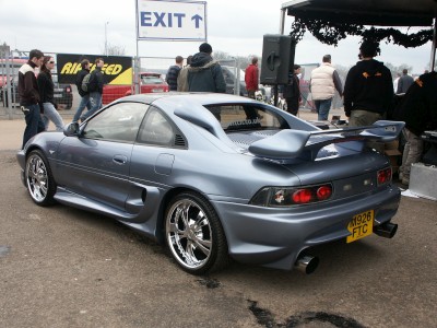 Toyota MR2 Chrome Wheels : click to zoom picture.